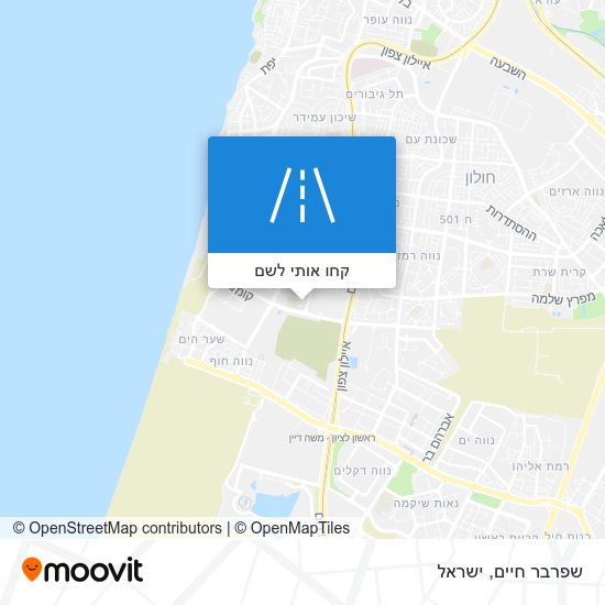 מפת שפרבר חיים