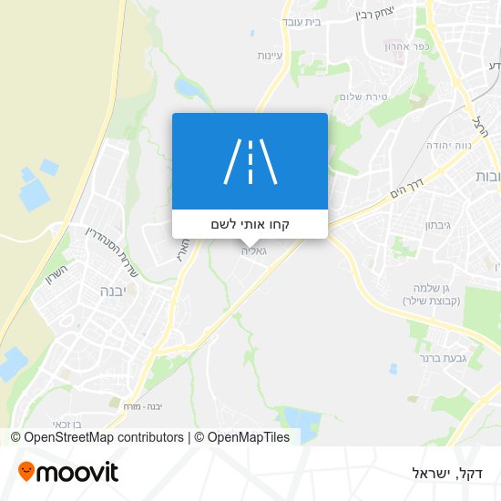 מפת דקל