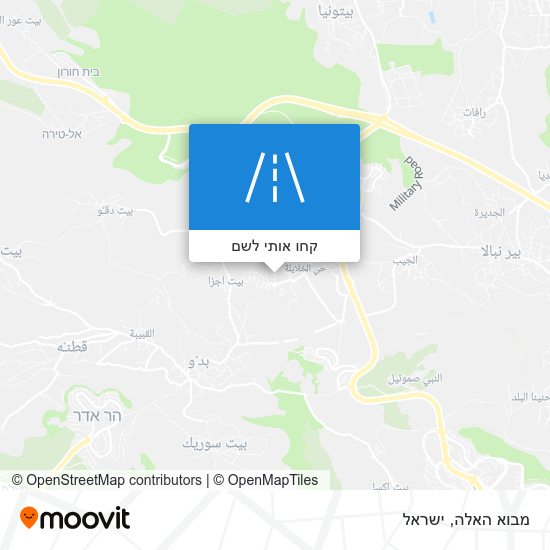 מפת מבוא האלה