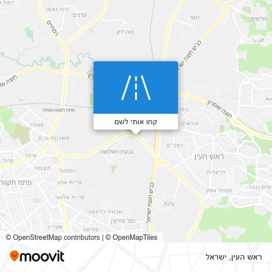 מפת ראש העין