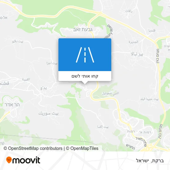מפת ברקת