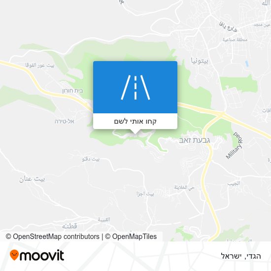 מפת הגדי