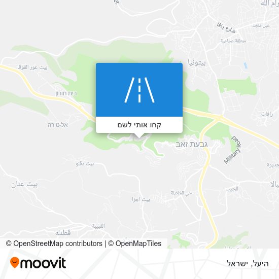 מפת היעל