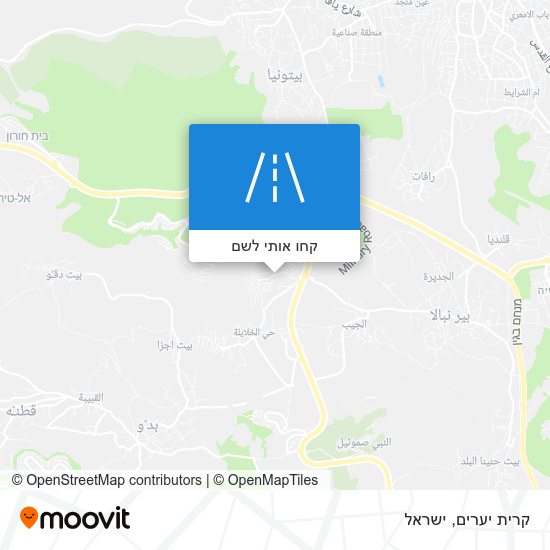 מפת קרית יערים