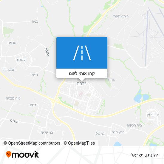מפת יהונתן