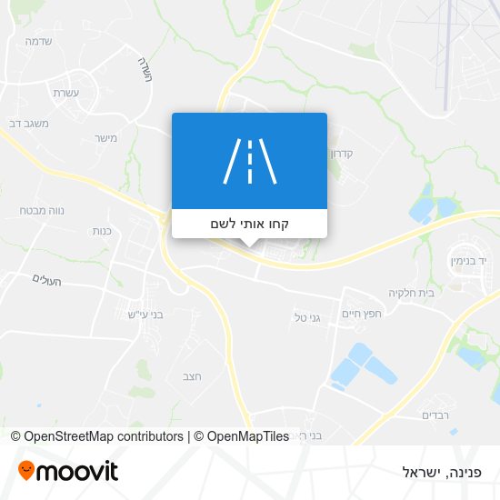 מפת פנינה