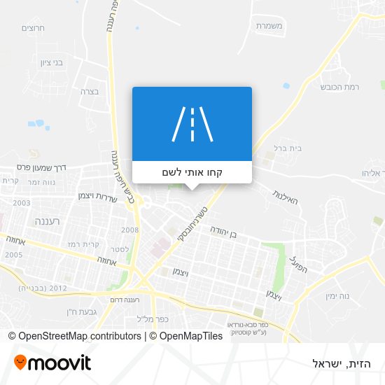 מפת הזית