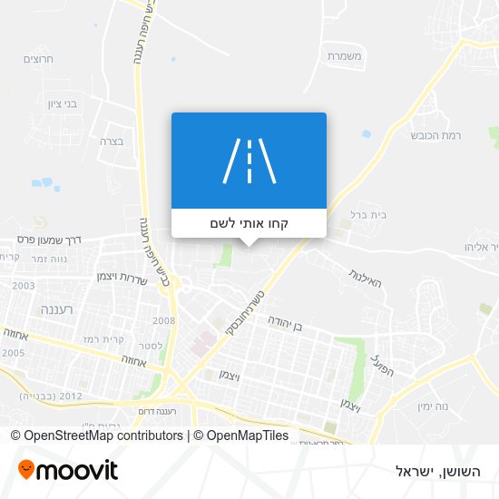 מפת השושן
