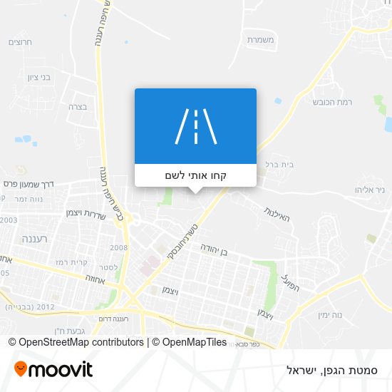 מפת סמטת הגפן