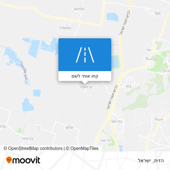 מפת הזית