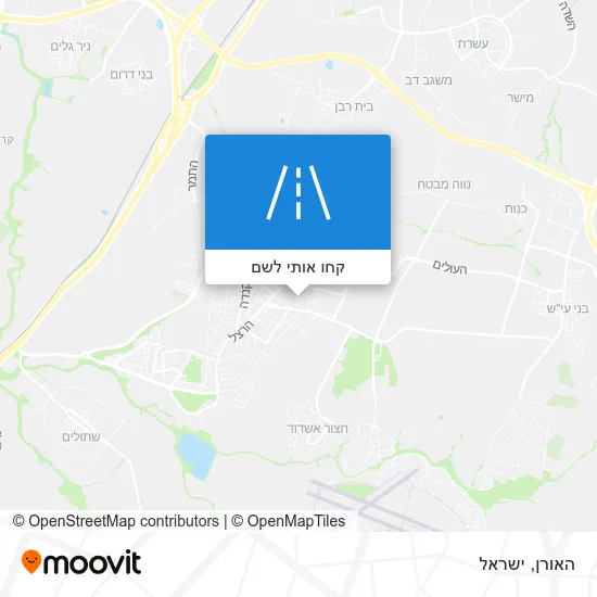 מפת האורן