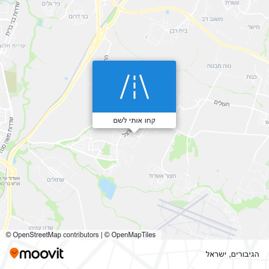 מפת הגיבורים