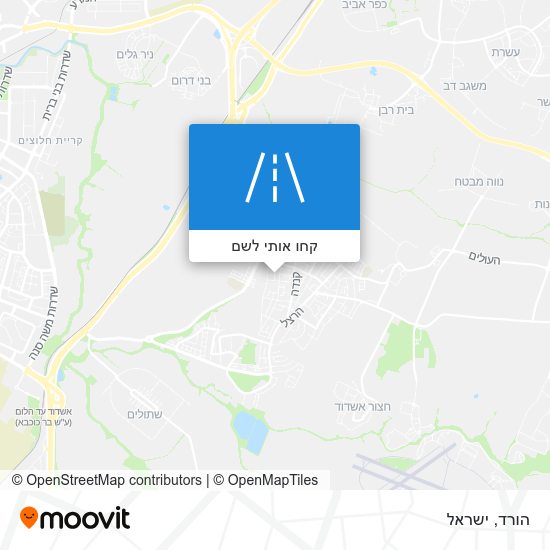 מפת הורד