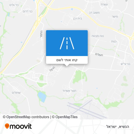 מפת הנשיא