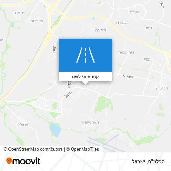 מפת הפלמ"ח