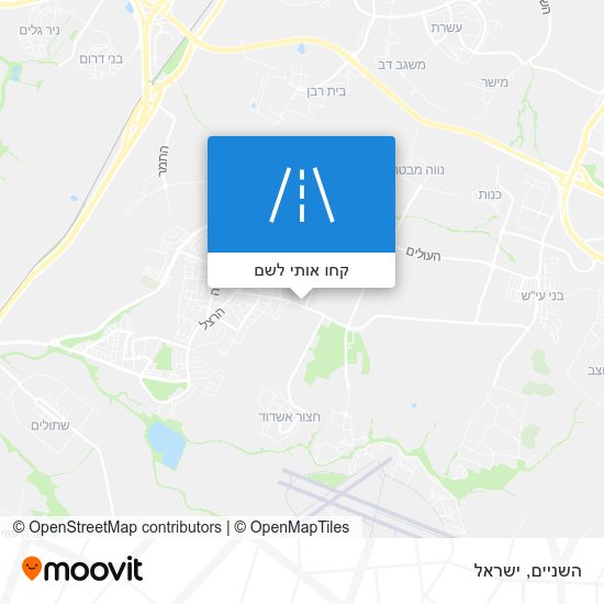 מפת השניים