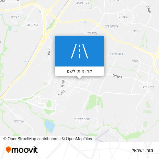 מפת מור