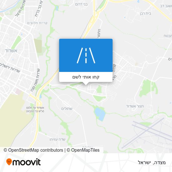 מפת מצדה