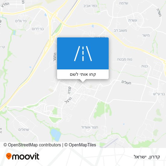 מפת קדרון