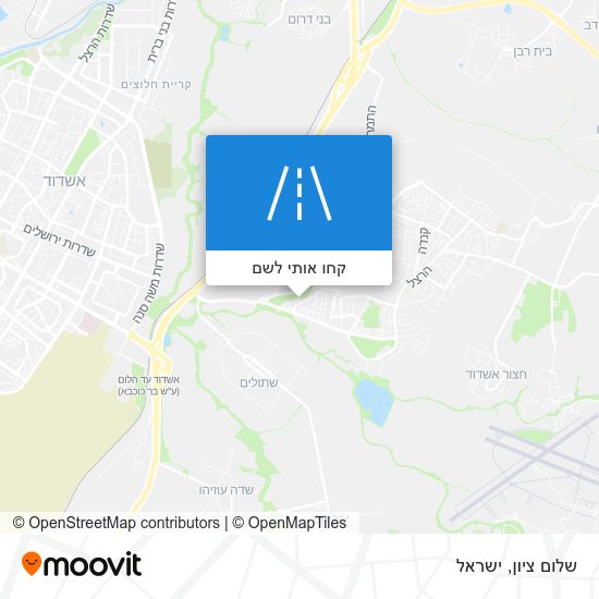 מפת שלום ציון