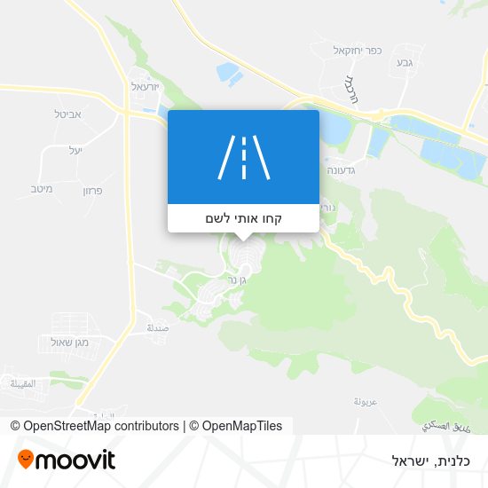 מפת כלנית