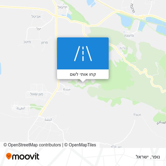מפת נופר