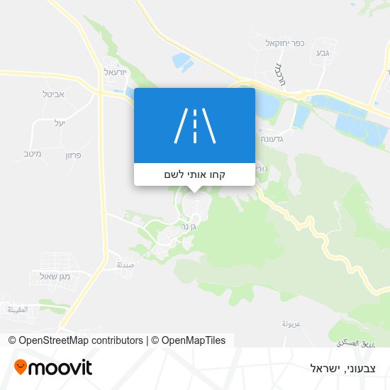 מפת צבעוני