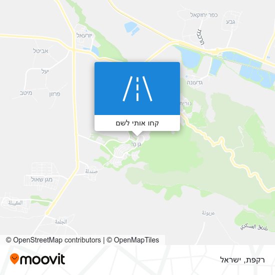 מפת רקפת