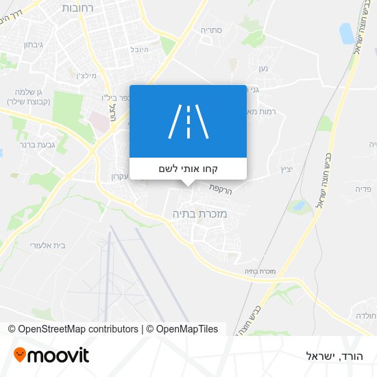 מפת הורד