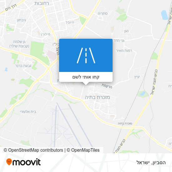 מפת הסביון