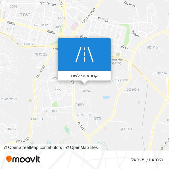 מפת הצבעוני