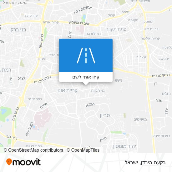 מפת בקעת הירדן