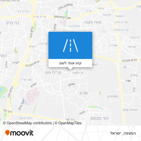 מפת המצפה