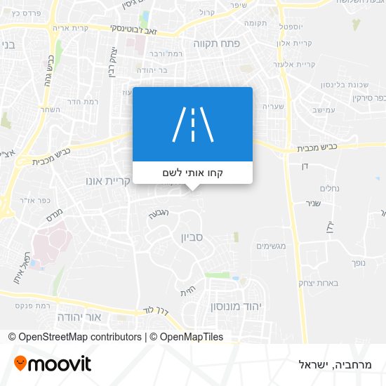 מפת מרחביה