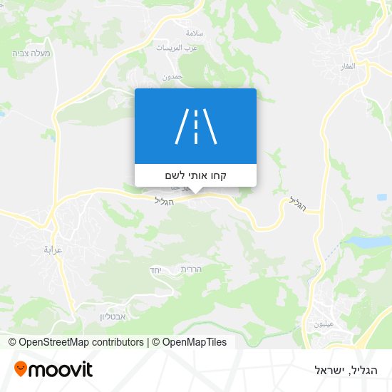 מפת הגליל