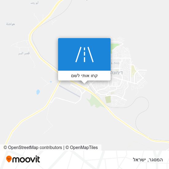 מפת המסגר