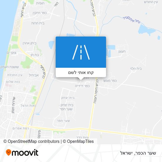 מפת שער הכפר