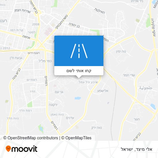 מפת אלי מיצד