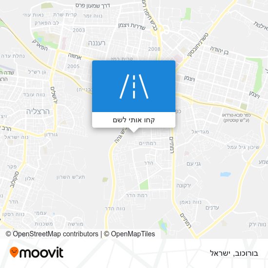 מפת בורוכוב