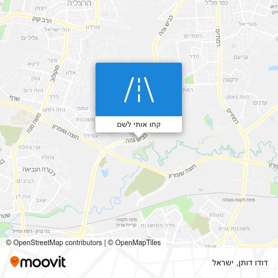מפת דודו דותן