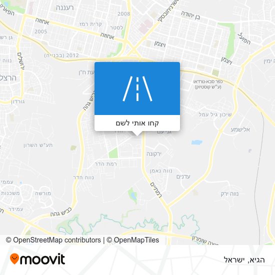 מפת הגיא