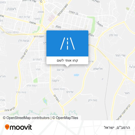 מפת הרמב"ם