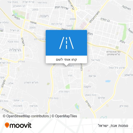 מפת סמטת אגוז