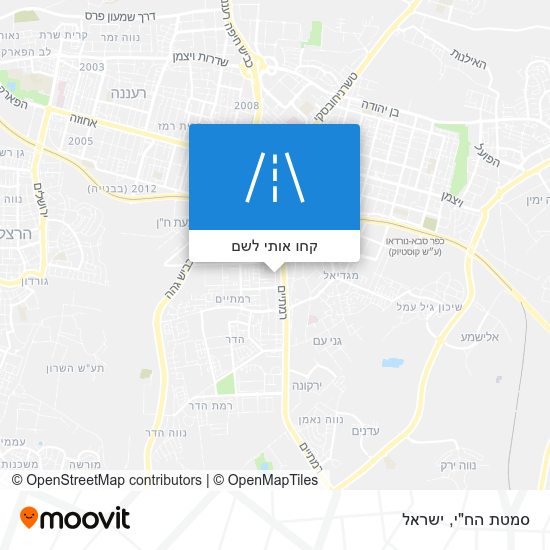 מפת סמטת הח"י