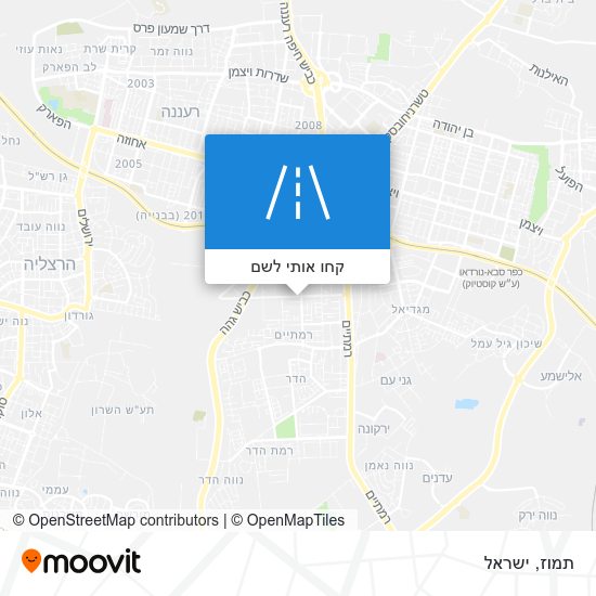 מפת תמוז