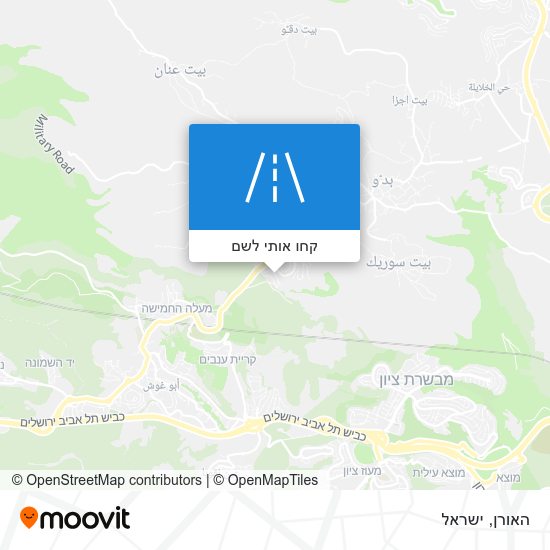מפת האורן