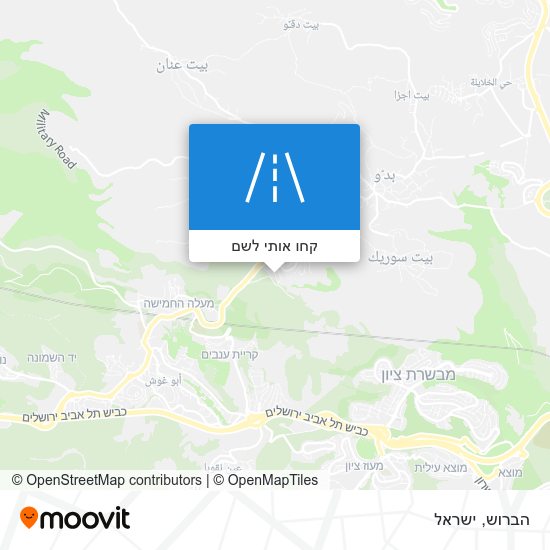 מפת הברוש