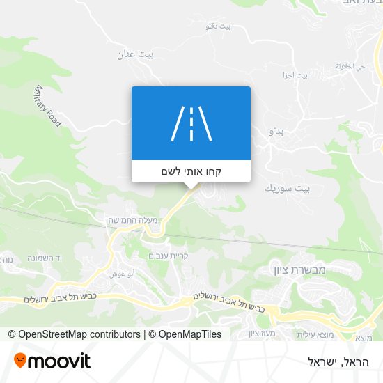 מפת הראל