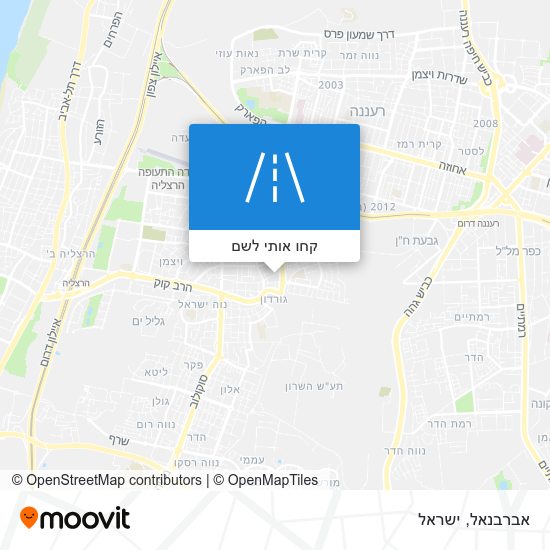 מפת אברבנאל