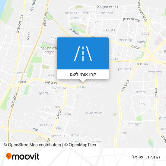 מפת החנית
